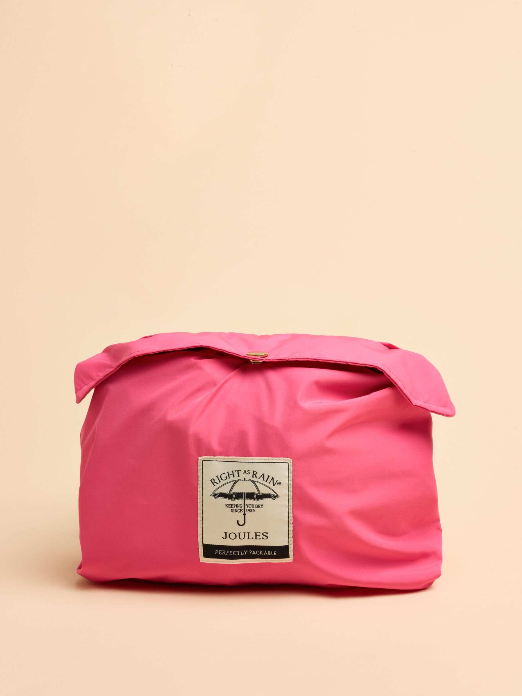 Holt Pink Waterproof Packable Raincoat with Hood