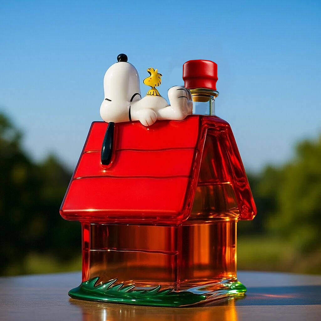 SNPY On The Red House Whiskey Bottle