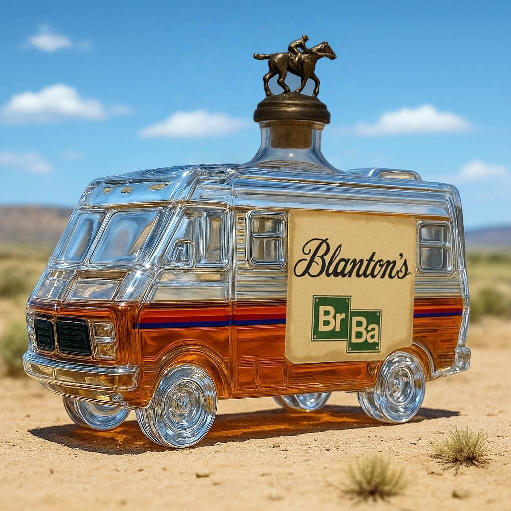 Breaking Bad RV Whiskey Bottle