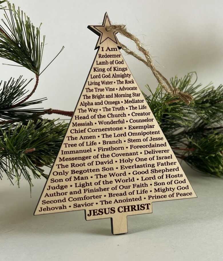 Names of Christ Ornament