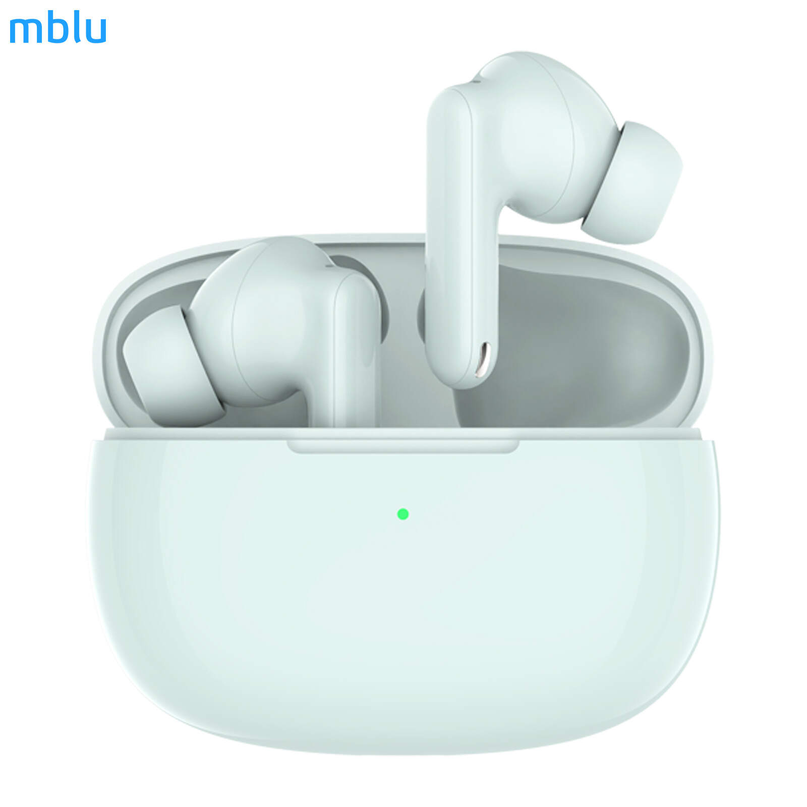 Mblu Blus2 BT Noise Cancelling Headphones , Wireless In-Ear ,Gaming Sports ,Active Noise Cancelling, Long Battery Life