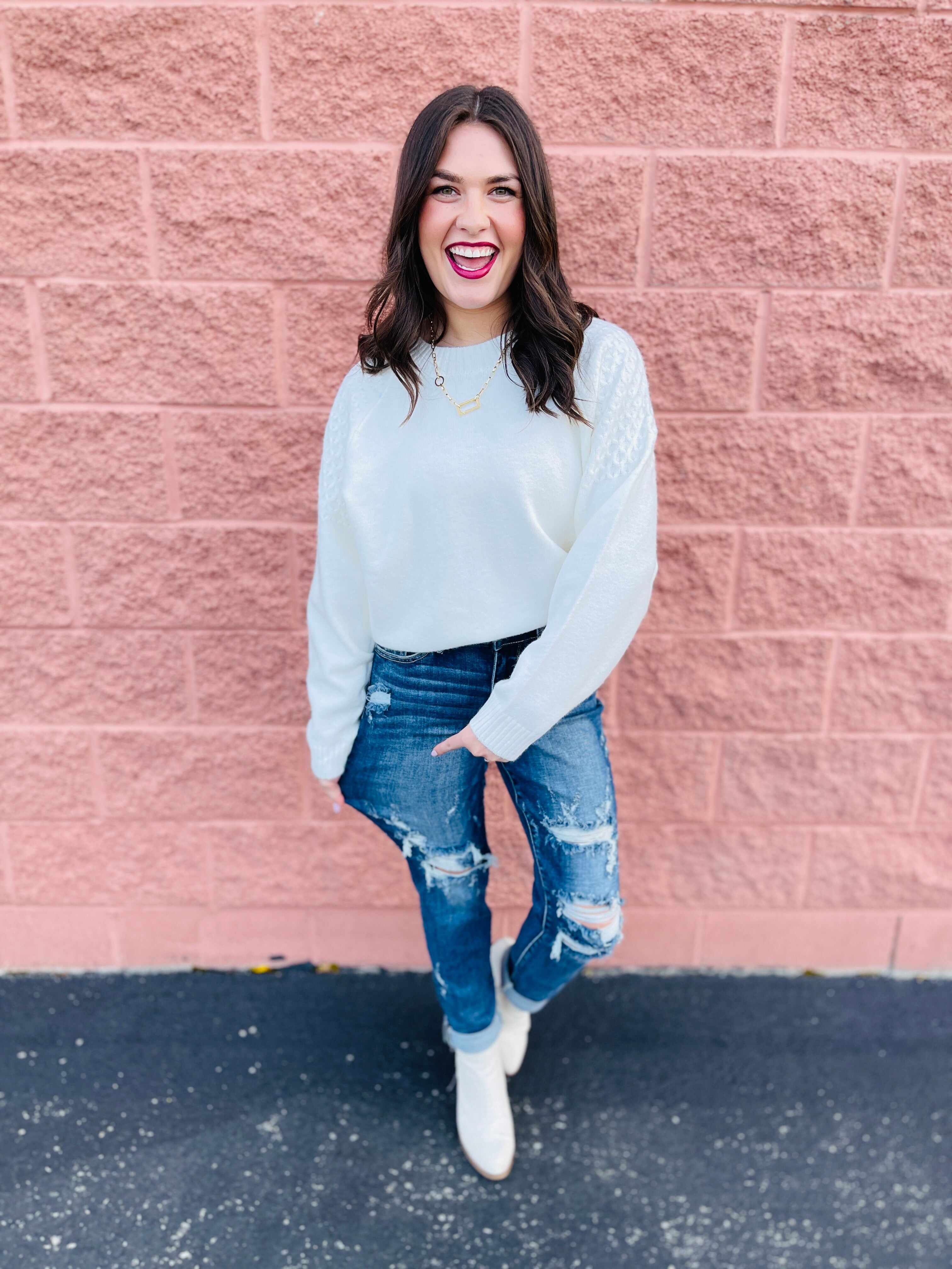 Plus/Reg Now Or Never Mid-Rise Boyfriend Jeans