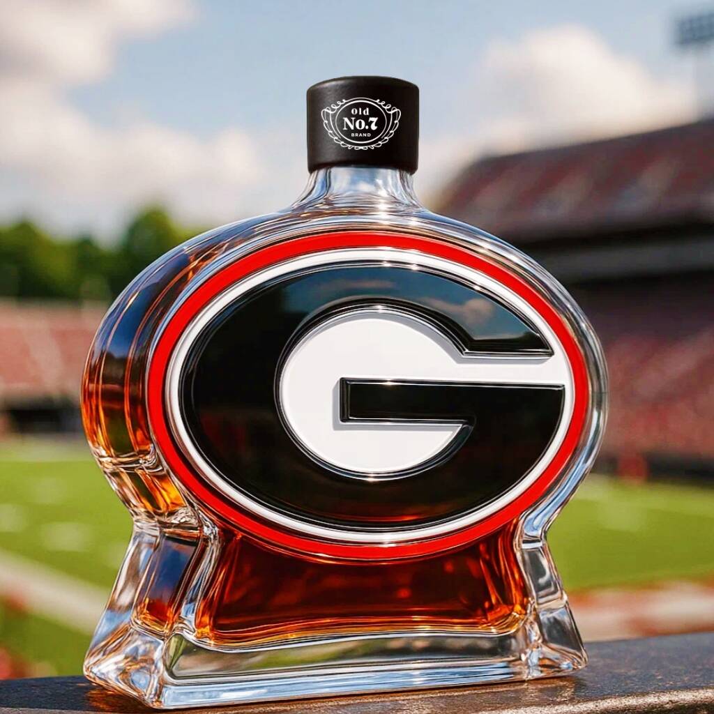 Georgia Bulldogs Whiskey Bottle