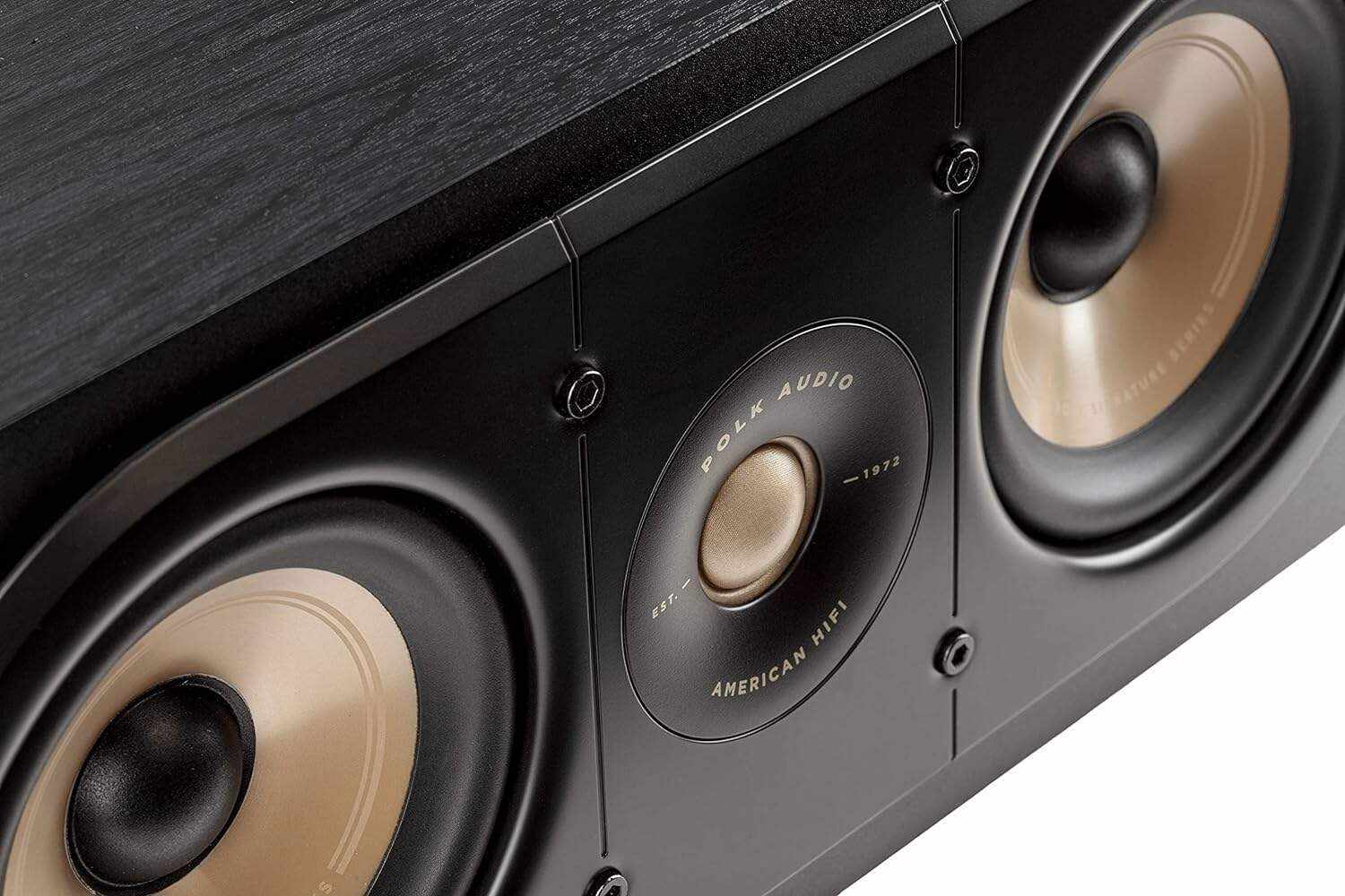 Polk Audio Signature Elite ES20 Bookshelf Speaker - Hi-Res Audio Certified,Dolby Atmos & DTS:X Compatible, 1
