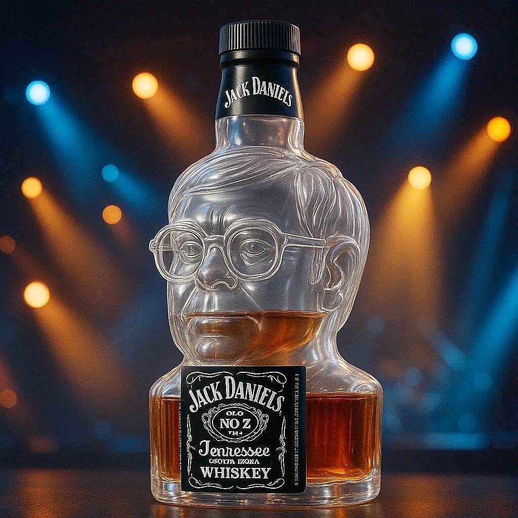 Sir Elton John 78th birthday Whisky Bottle