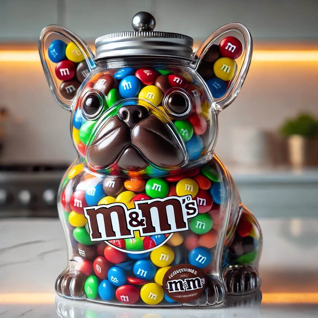French Bulldog Candy Jar