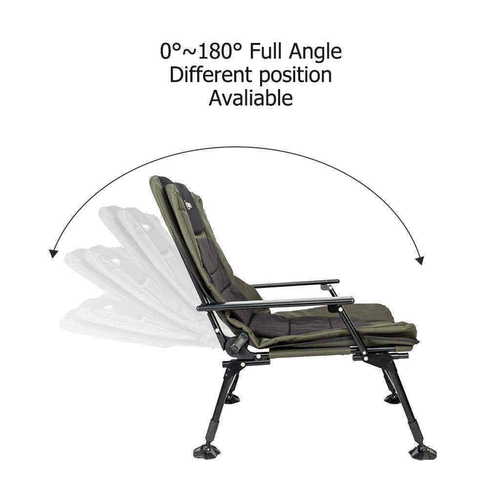Foldable Adjustable Reclining Fishing Chair
