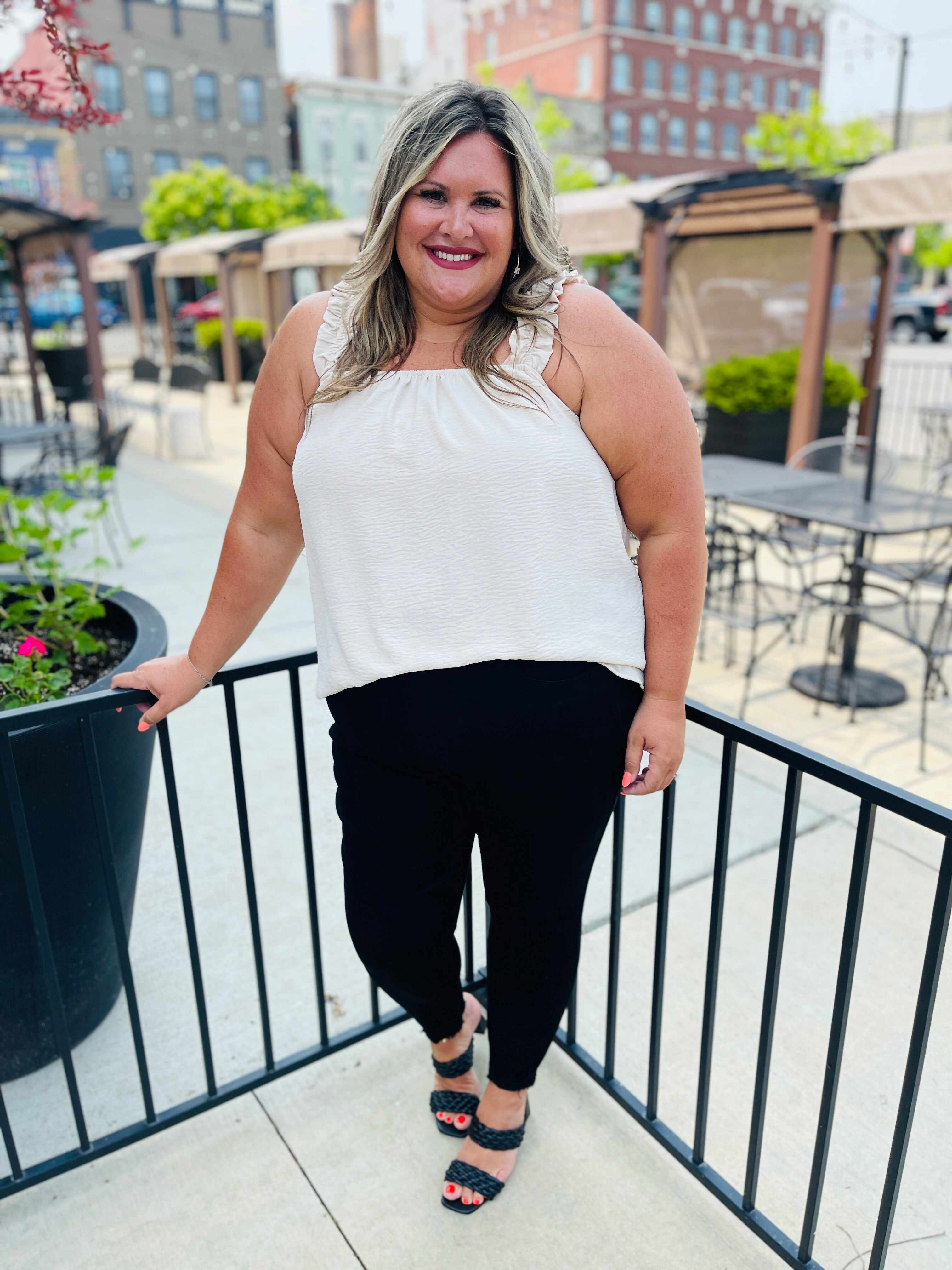 MARKDOWNS! Tummy Control Black Skinny Jeans in Reg/Curvy Fifth Restock!
