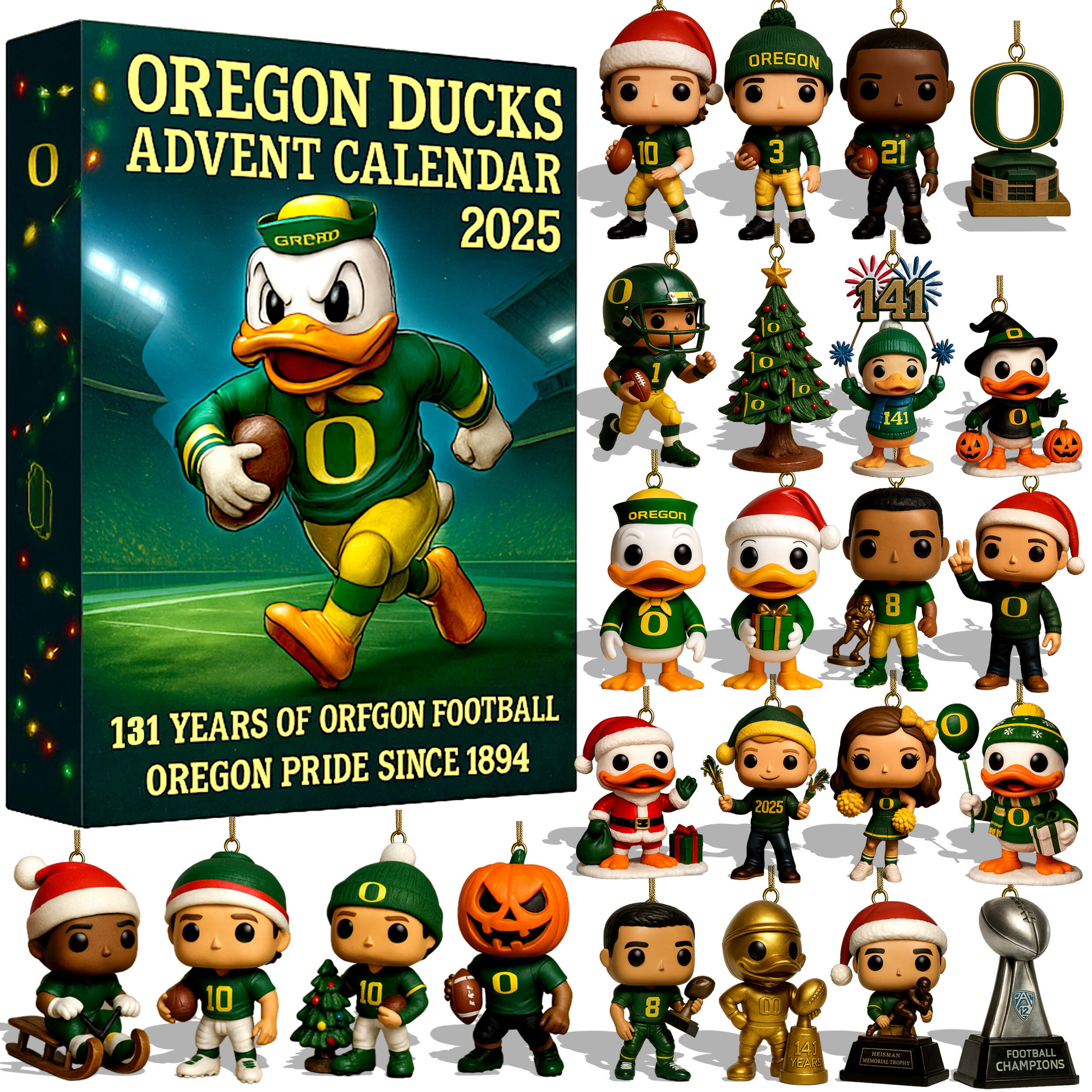 Oregon Ducks Advent Calendar 131st Anniversary – 2025