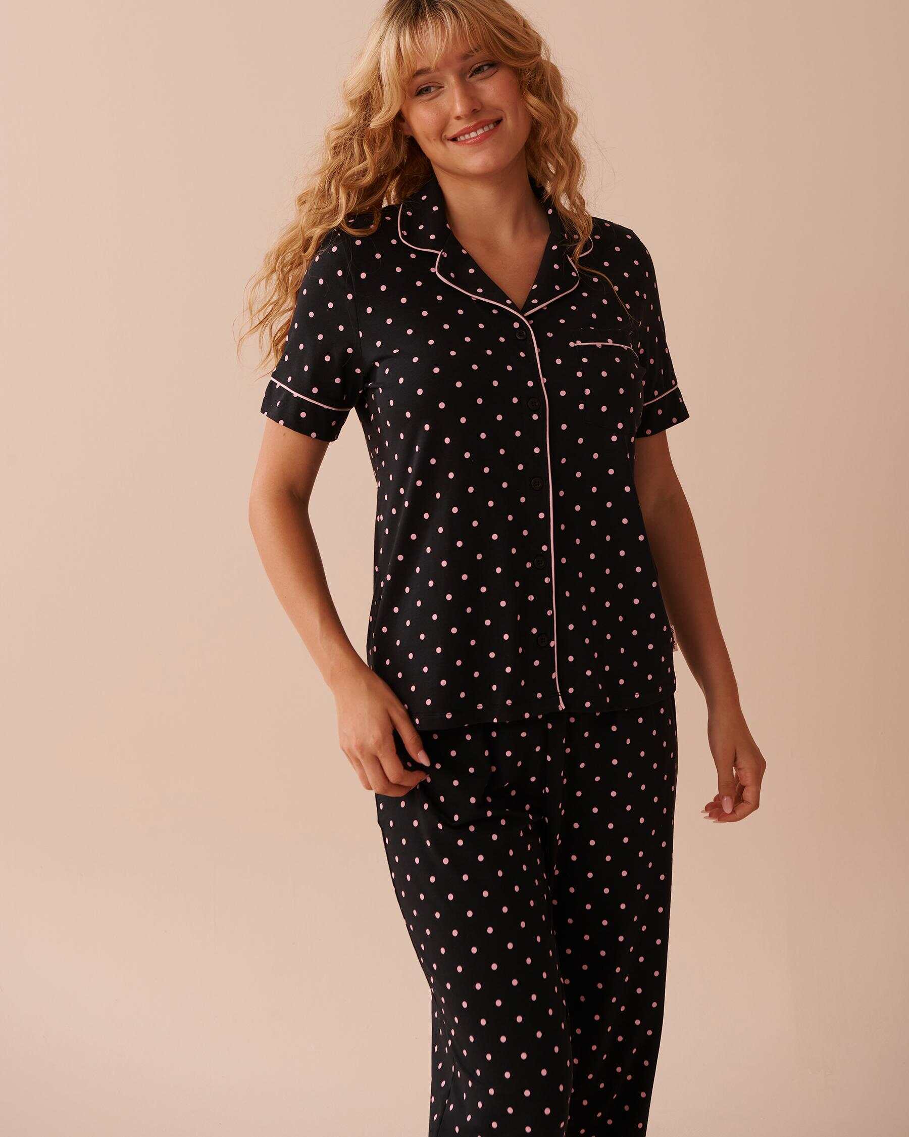 Cotton Short Sleeve Button-down Shirt