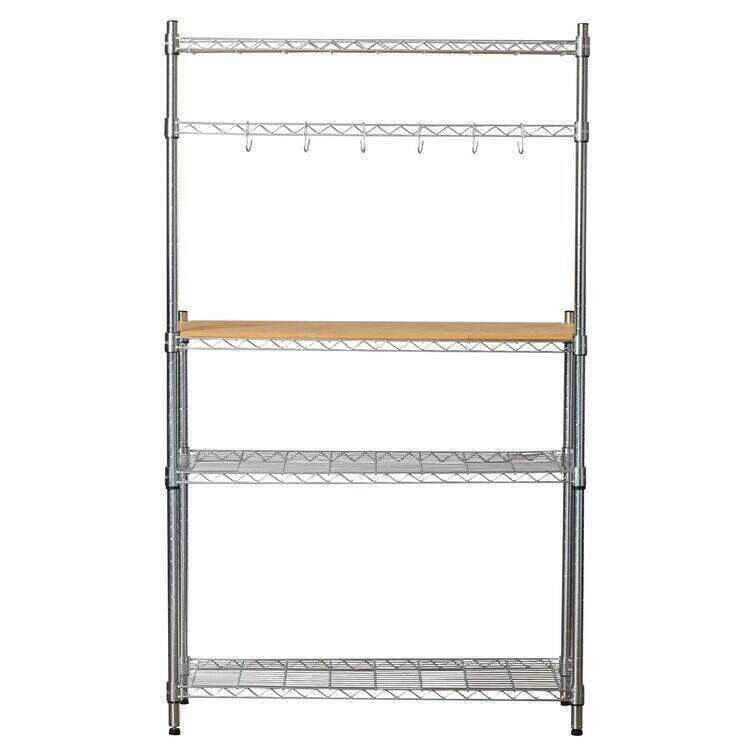 Enos 36'' Chrome Standard Baker's Rack
