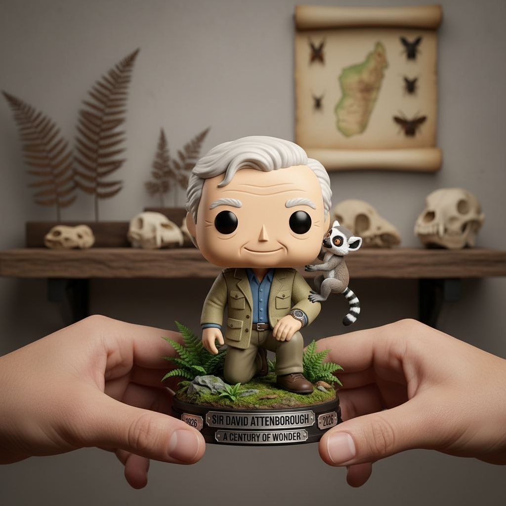 Sir David Attenborough 100th Anniversary Centenary Commemorative POP!