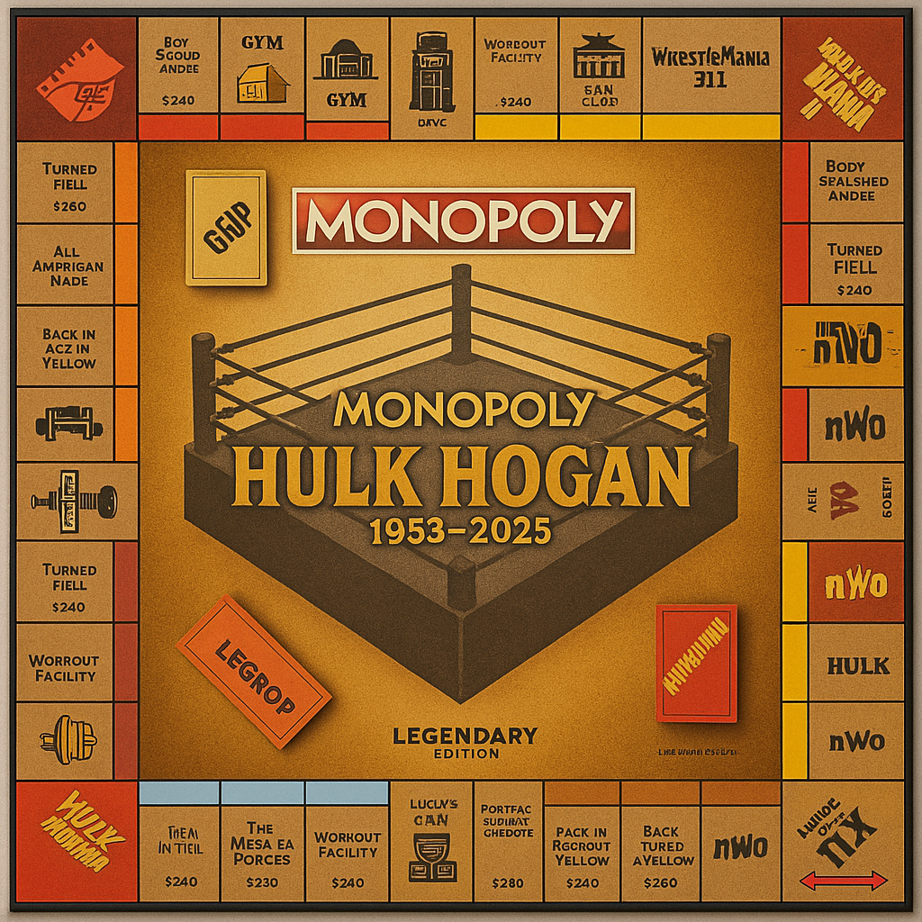 MONOPOLY: Hulk Hogan 1953–2025 Commemorative Edition