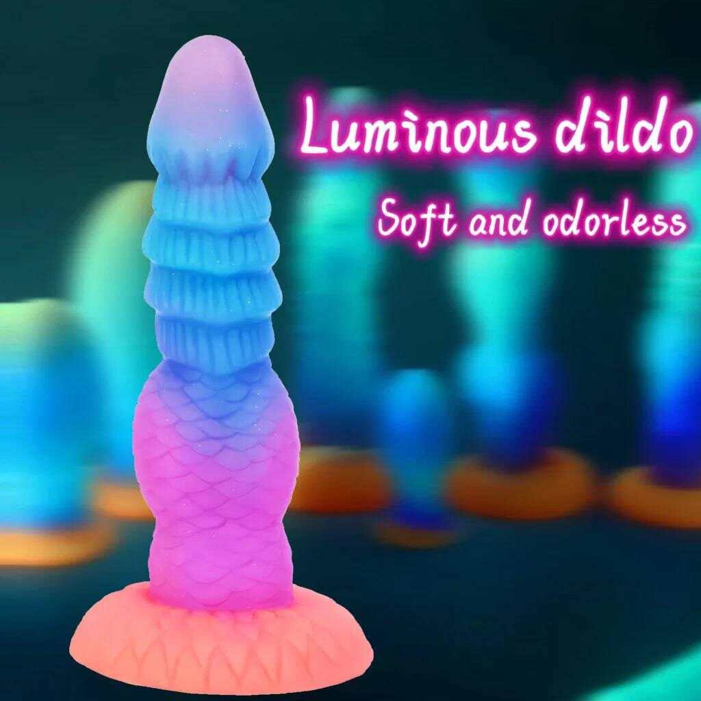 Luminous Monster Horse Dildo – Large Anal Plug for Women