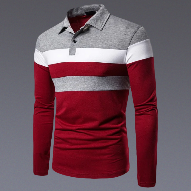 Slim Long-Sleeve Polo Shirt