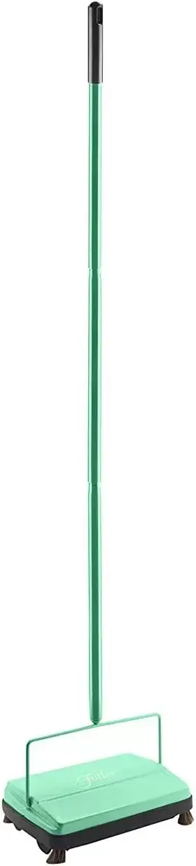 Fuller Brush 17027 Carpet & Floor Sweeper- Mini Stick Cleaner For Hardwood Surfaces, Wood Floors, Laminate, Tile- Small & Portable For The Home Or Office - Cleans Dust Pet Hair- Electrostatic & Silent