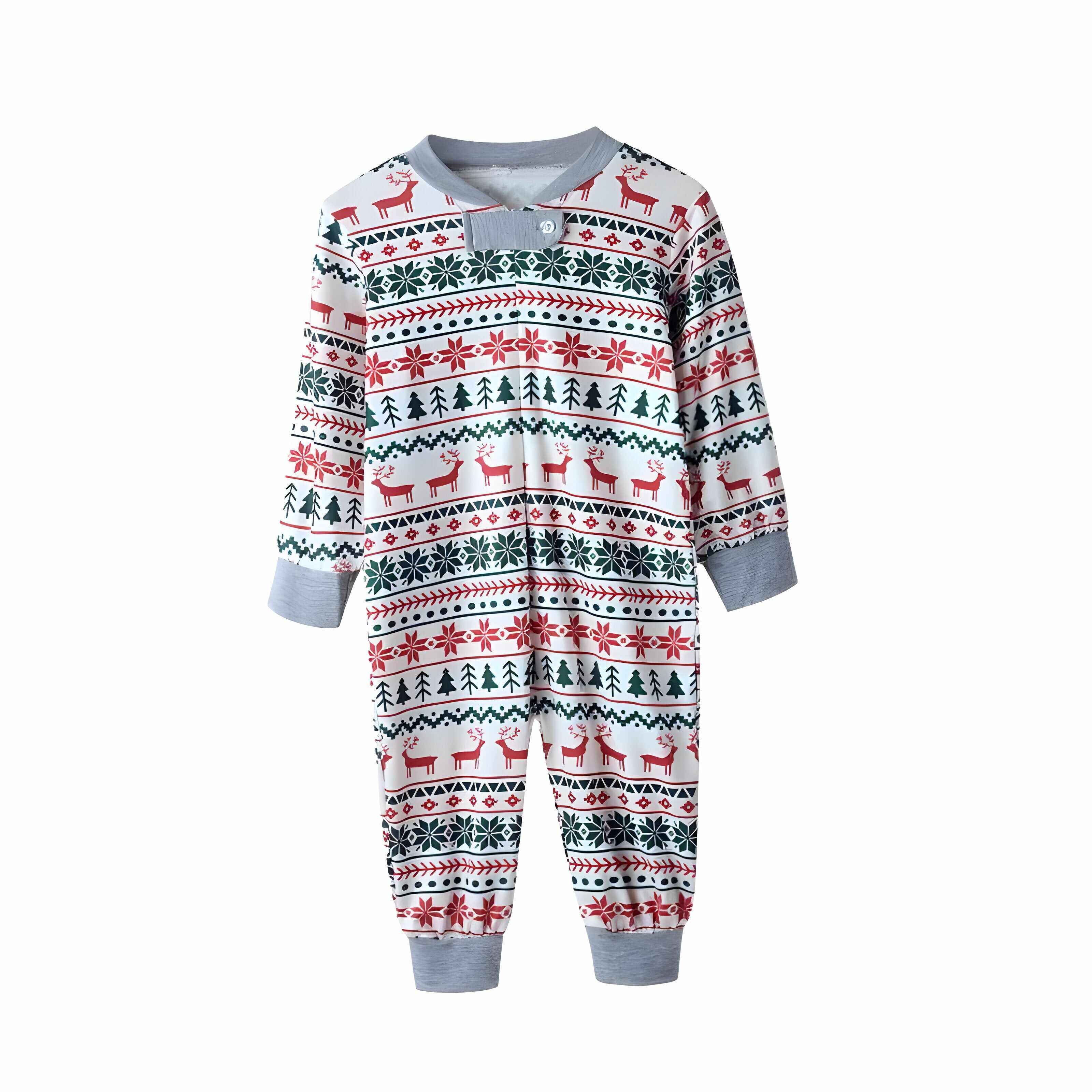 Mens Long Sleeve Matching Family Christmas Pajamas