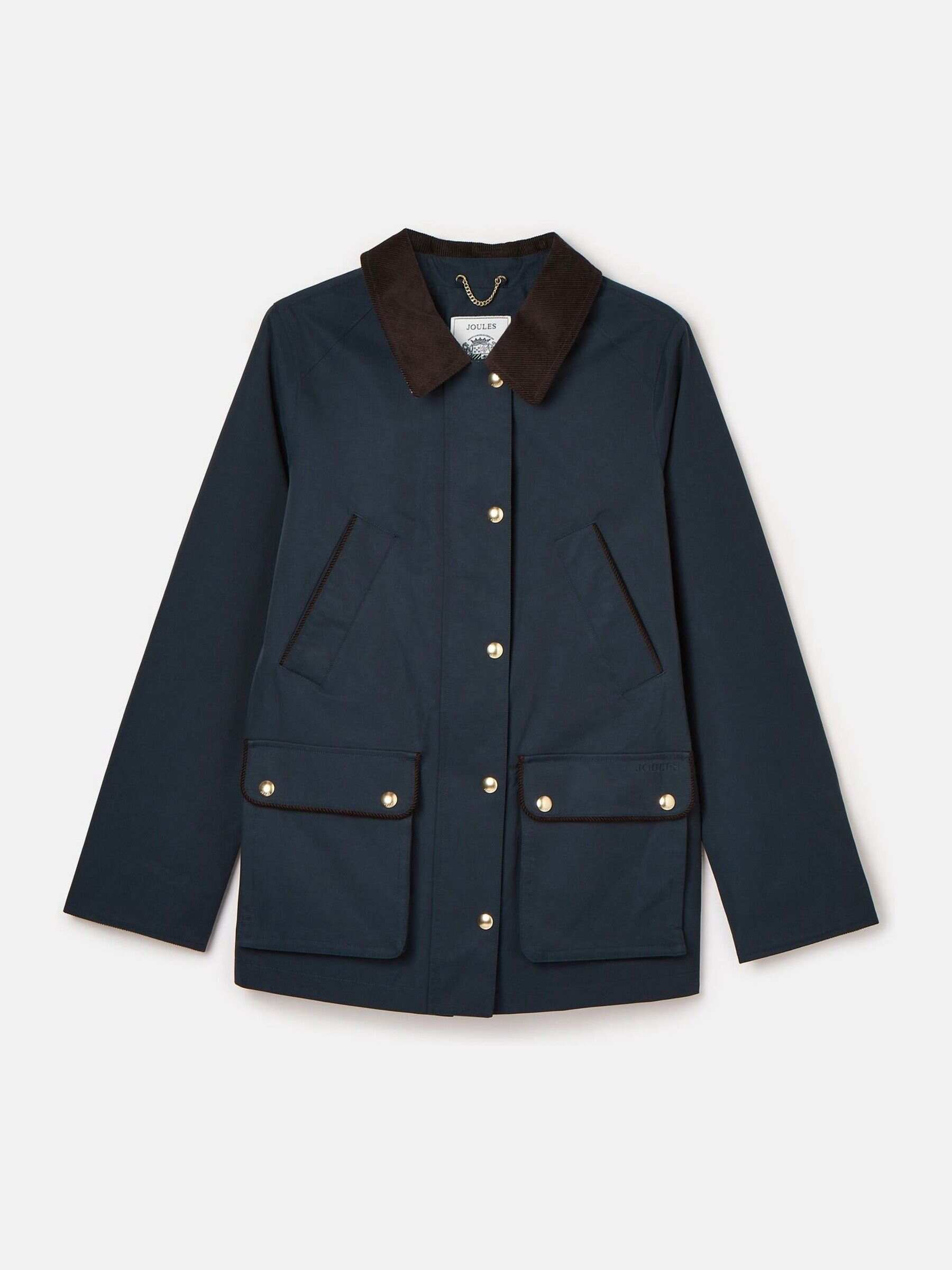 Katherine Navy Blue Waterproof Heritage Coat