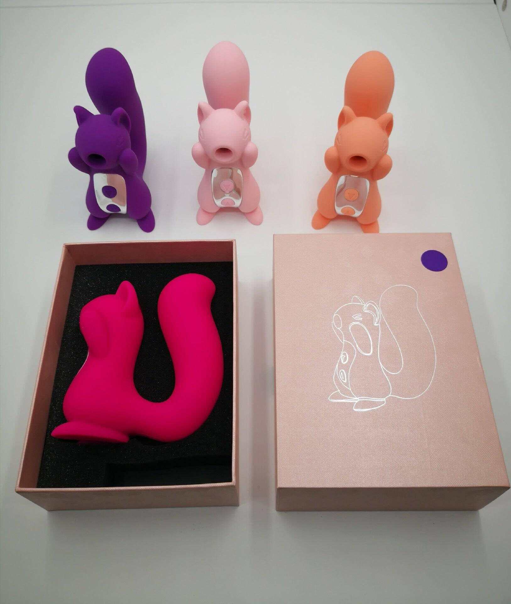 Squirrel 10-Frequency Tongue Licking Vibrator