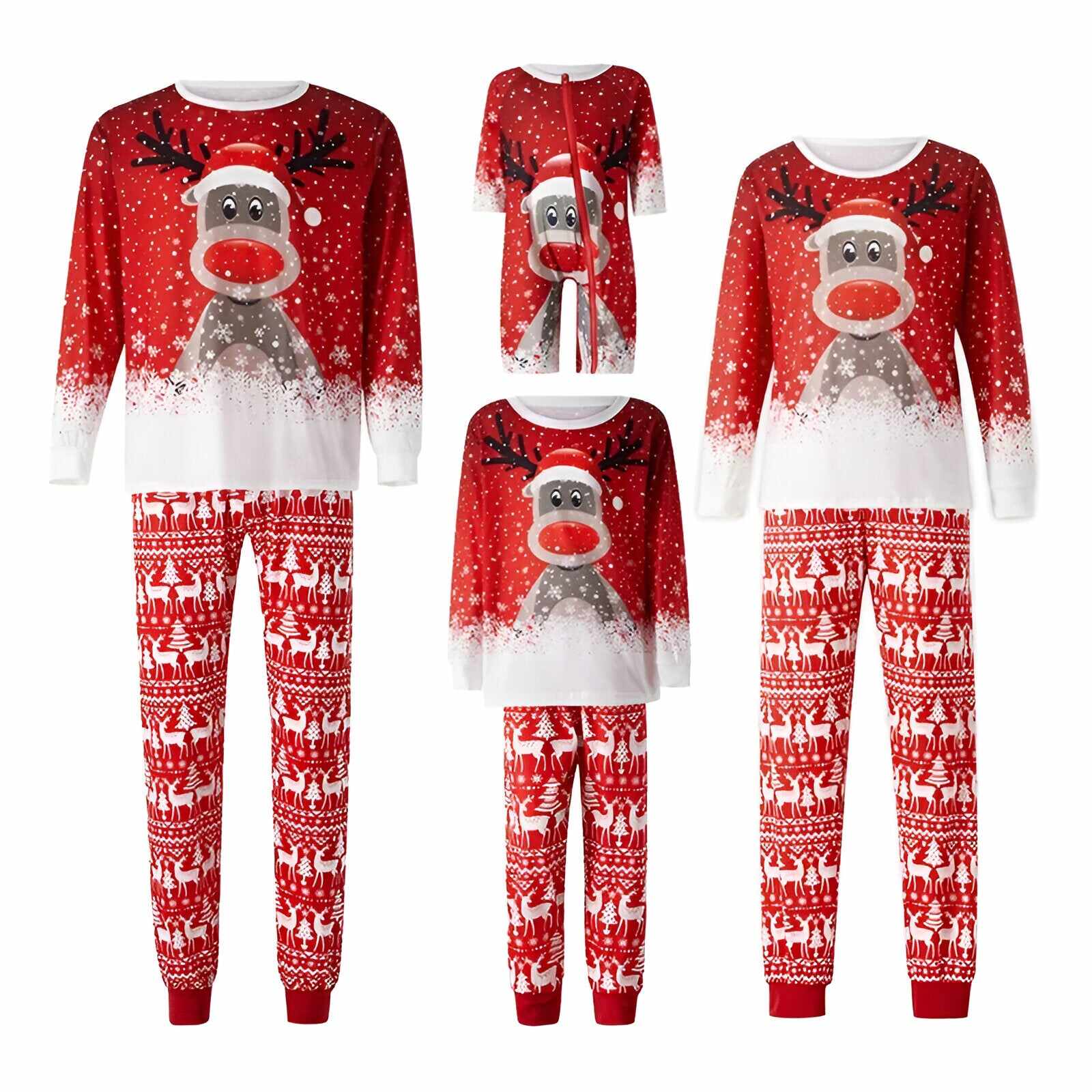 Kids Snowflake Matching Family Christmas Pajamas