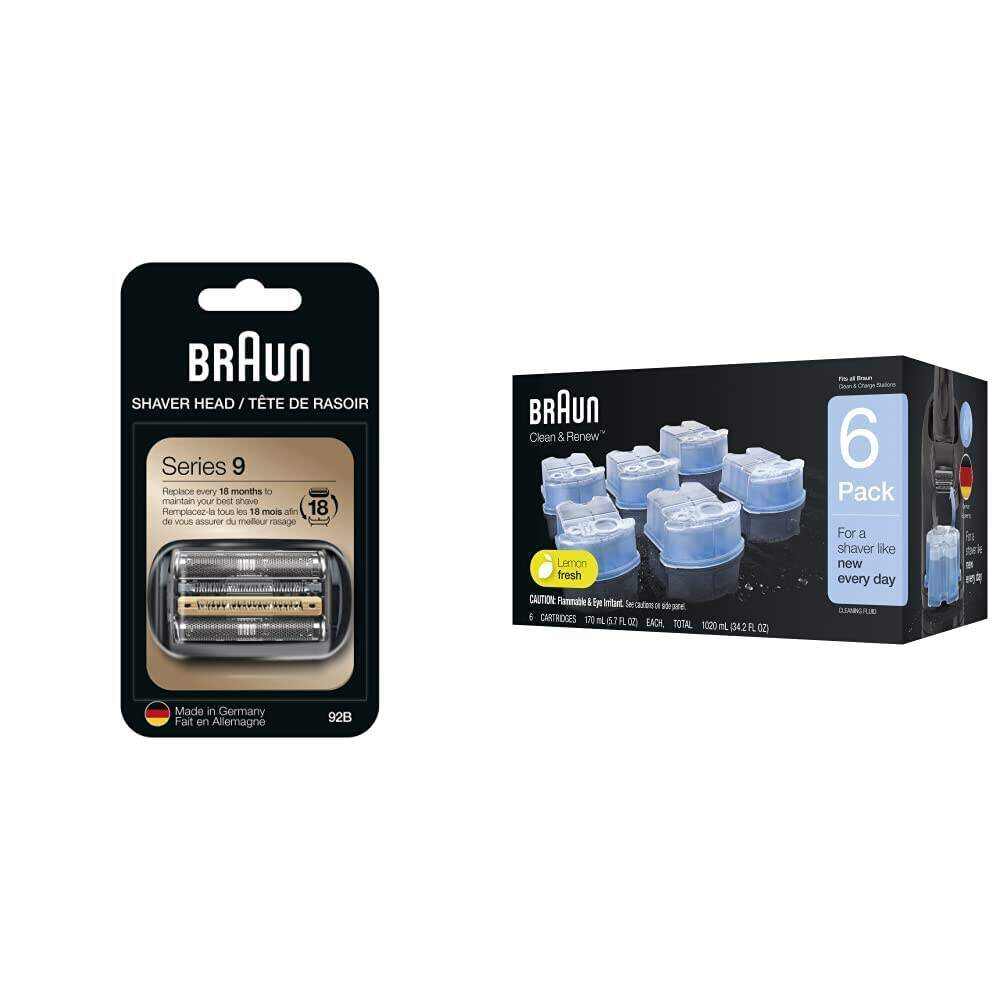 Braun Electric Razor,Waterproof Foil Shaver for Men,Series 9 Pro 9460cc,Wet & Dry Shave,With ProLift Beard Trimmer for Grooming,5-in-1 Cleaning & Charging SmartCare Center Included,Atelier Black