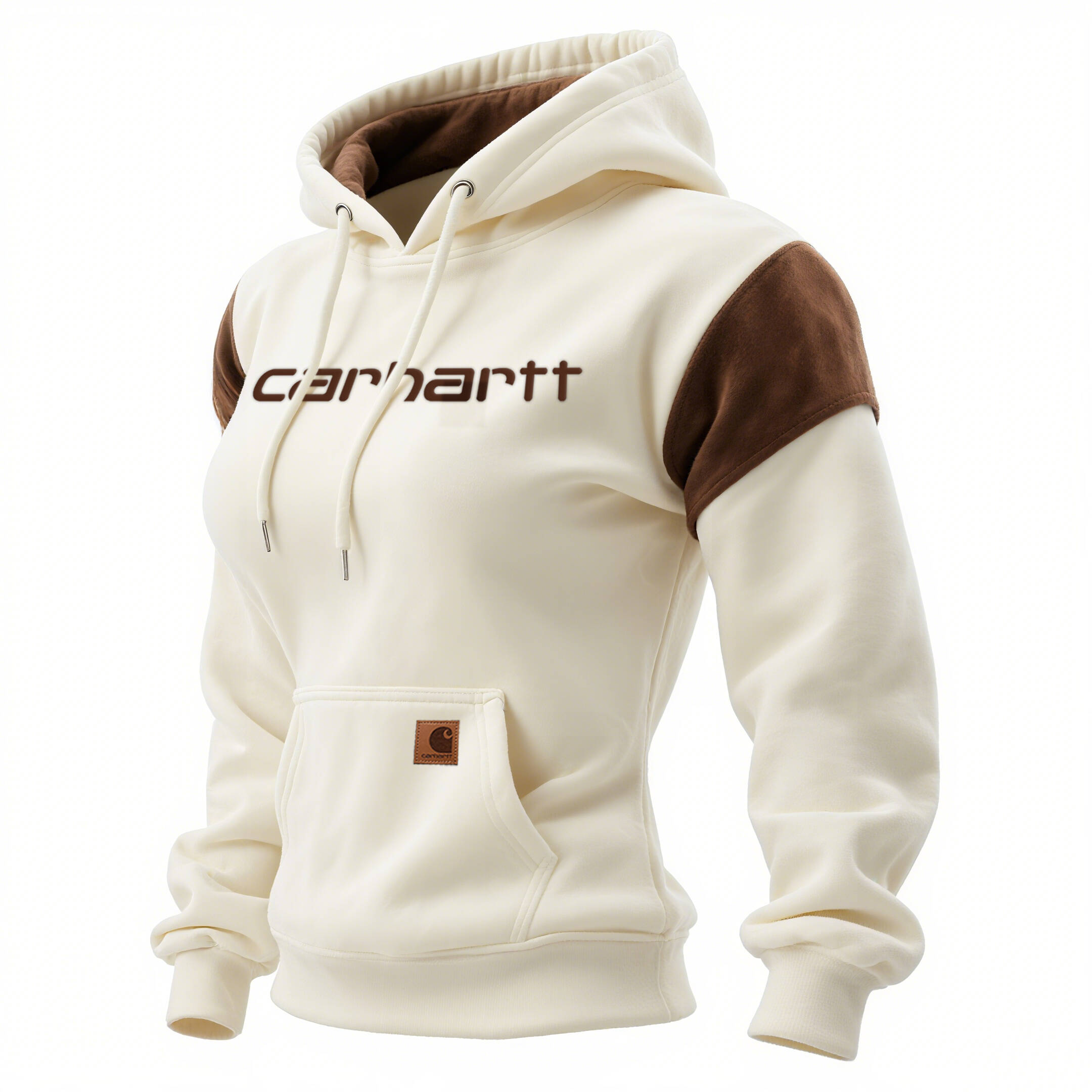 Carhartt Women's Retro Western Style Contrast Panel Hooded Sweatshirt
