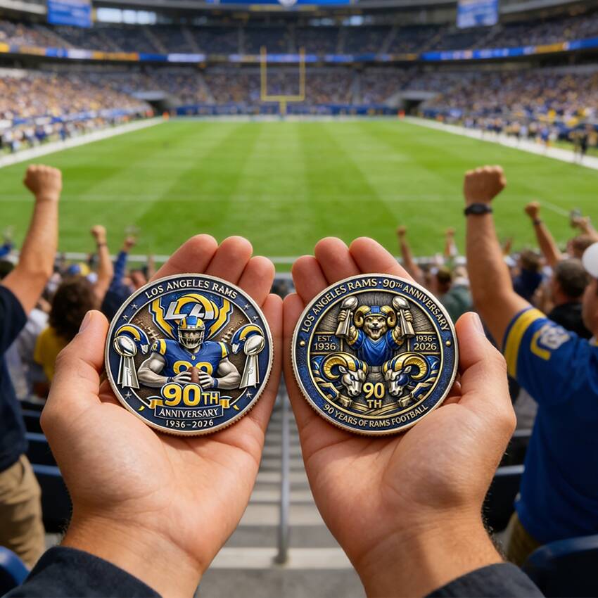 Rams 90th Anniversary Commemorative Coin