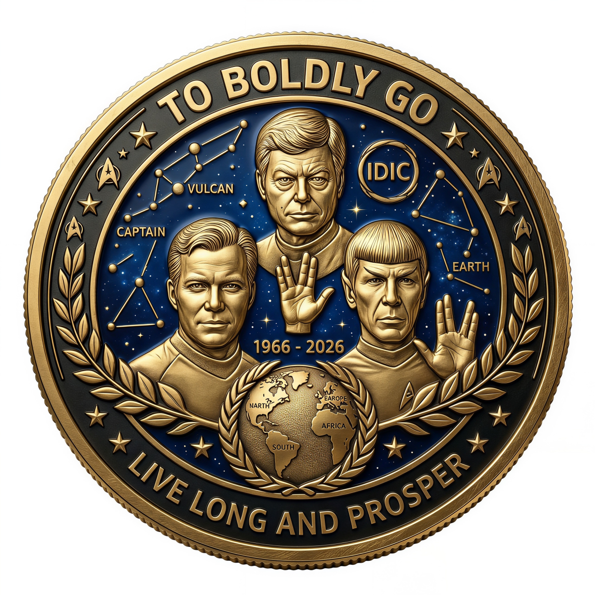 Star Trek 60th Anniversary Commemorative Coin