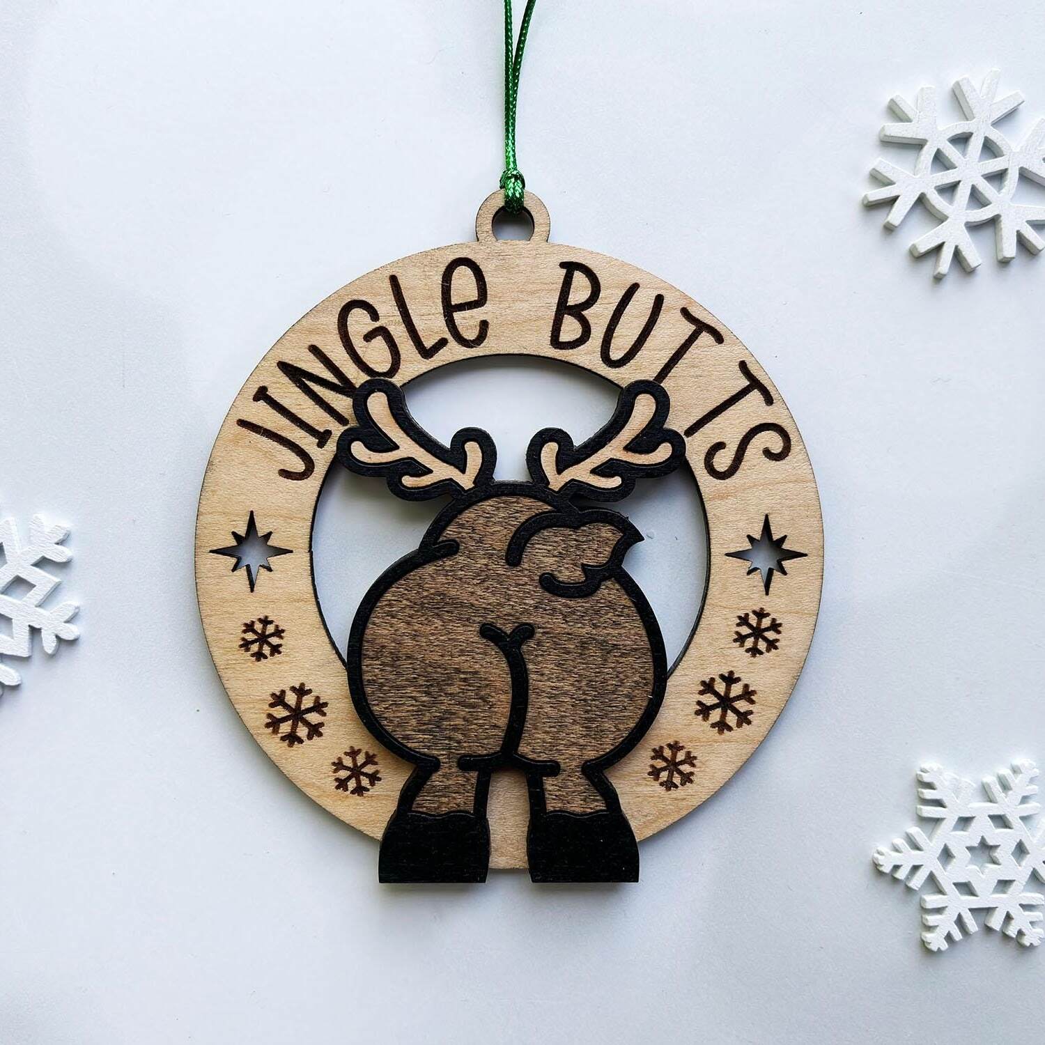 ✨Jingle Butts Ornament - Naughty & Nice Holiday Decor
