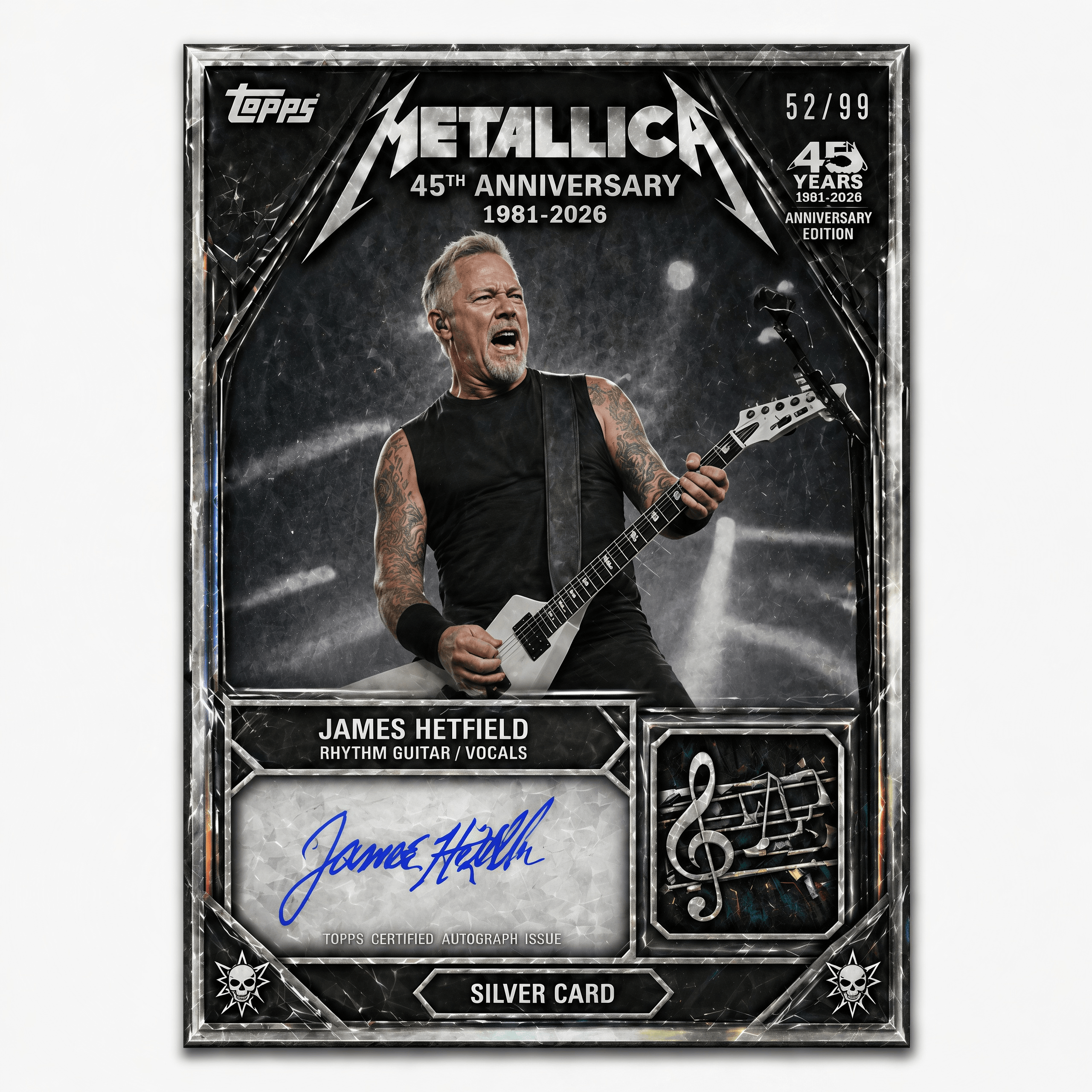 2026 Metallica 45th Anniversary Trading Cards Hobby Box