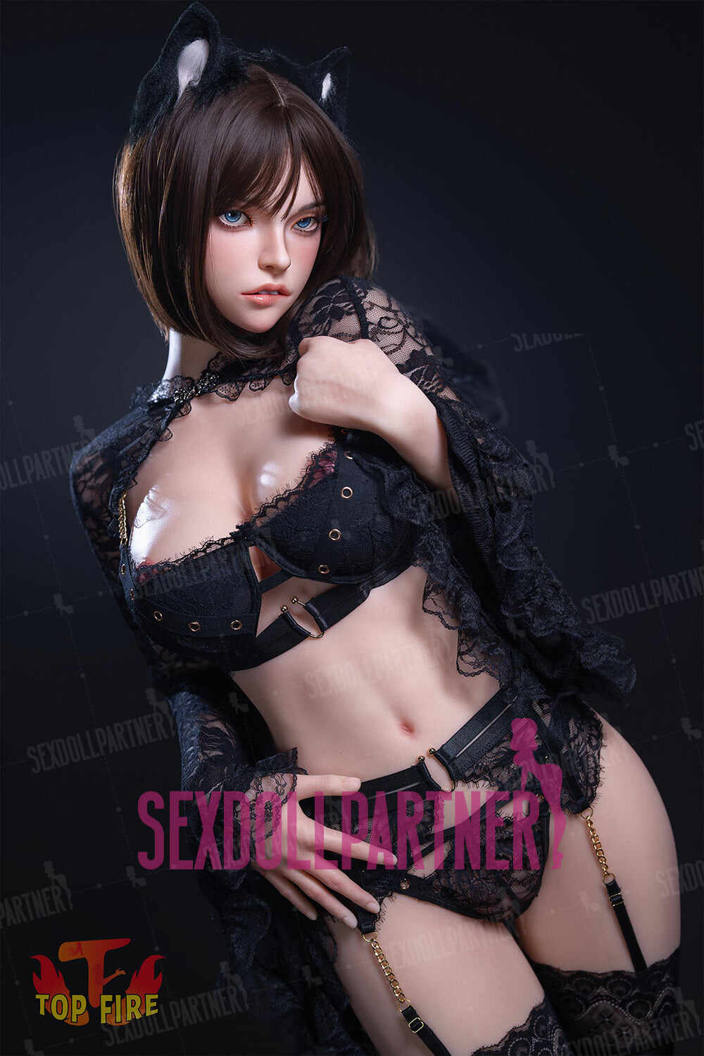 EU Stock - Topfire Cheyenne 5ft18/ 158cm T05 Head With Auto-blowjob & Auto Hip-wiggling And Full Silicone Lovely Girl Realistic Sex Doll For Men