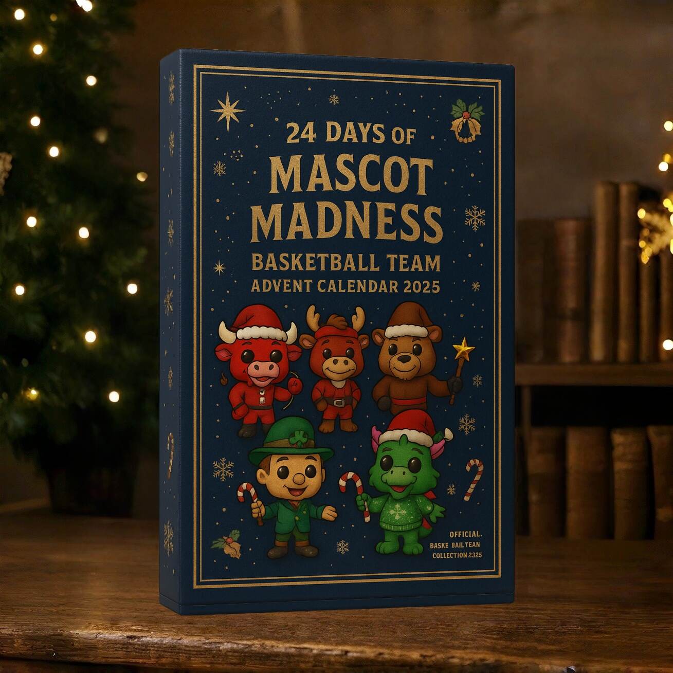 Basketball Team Mascots Advent Calendar 2025