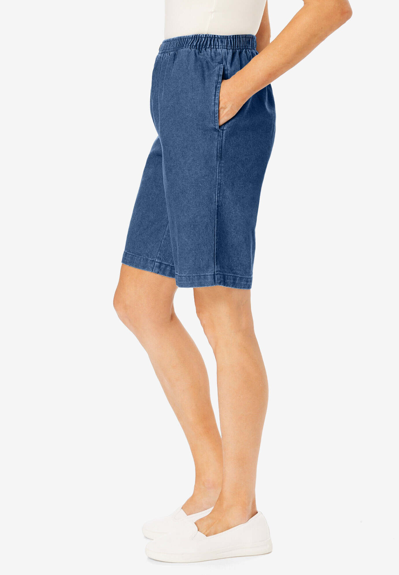 7-Day Elastic-Waist Cotton Short
