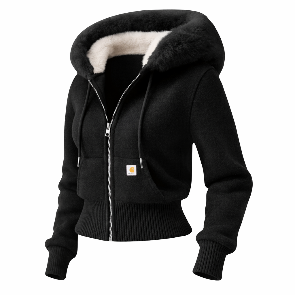 Cozy Faux Fur Collar Cardigan for Women - Perfect for Fall and Winter Outfits