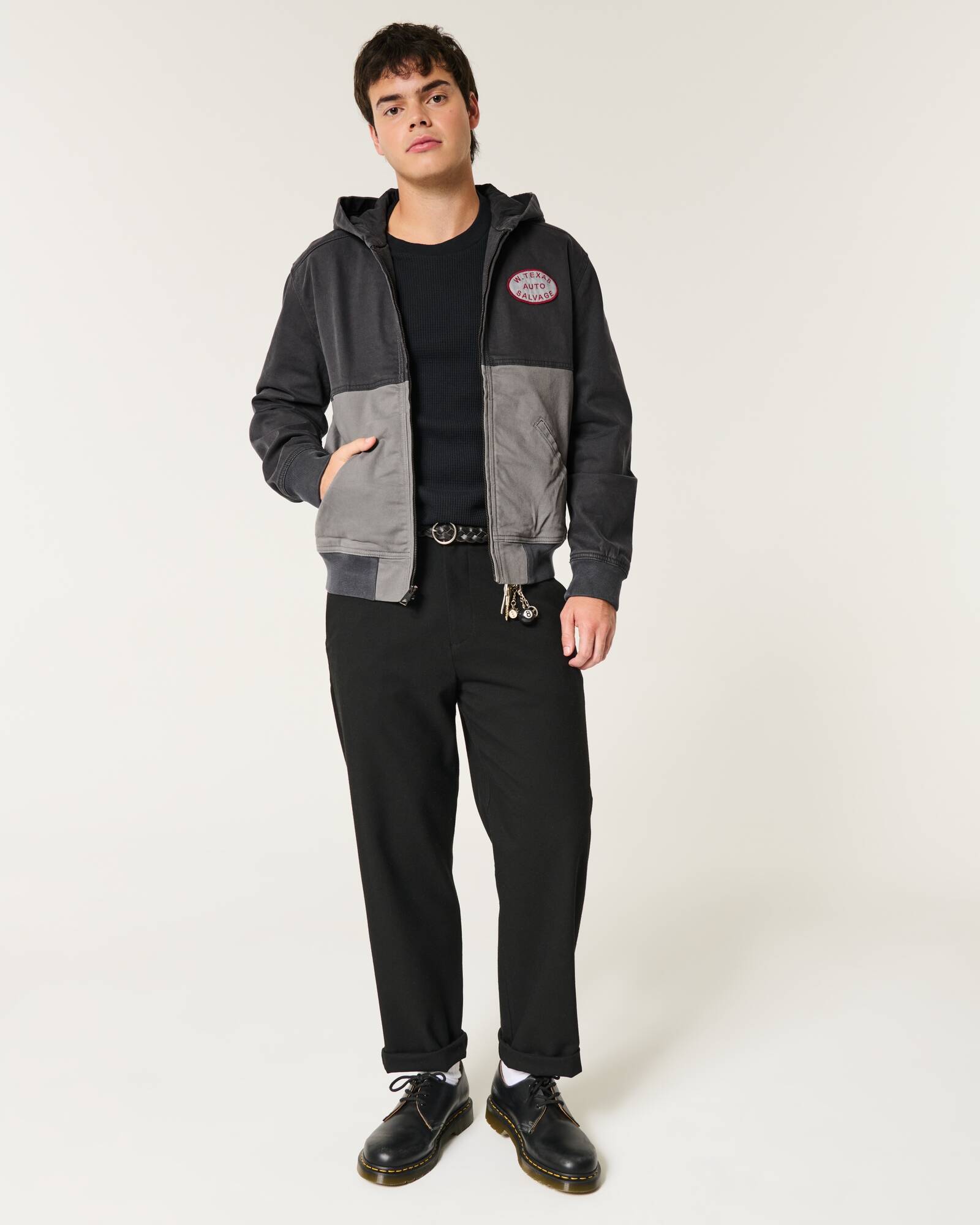 Hooded Zip-Up Jacket