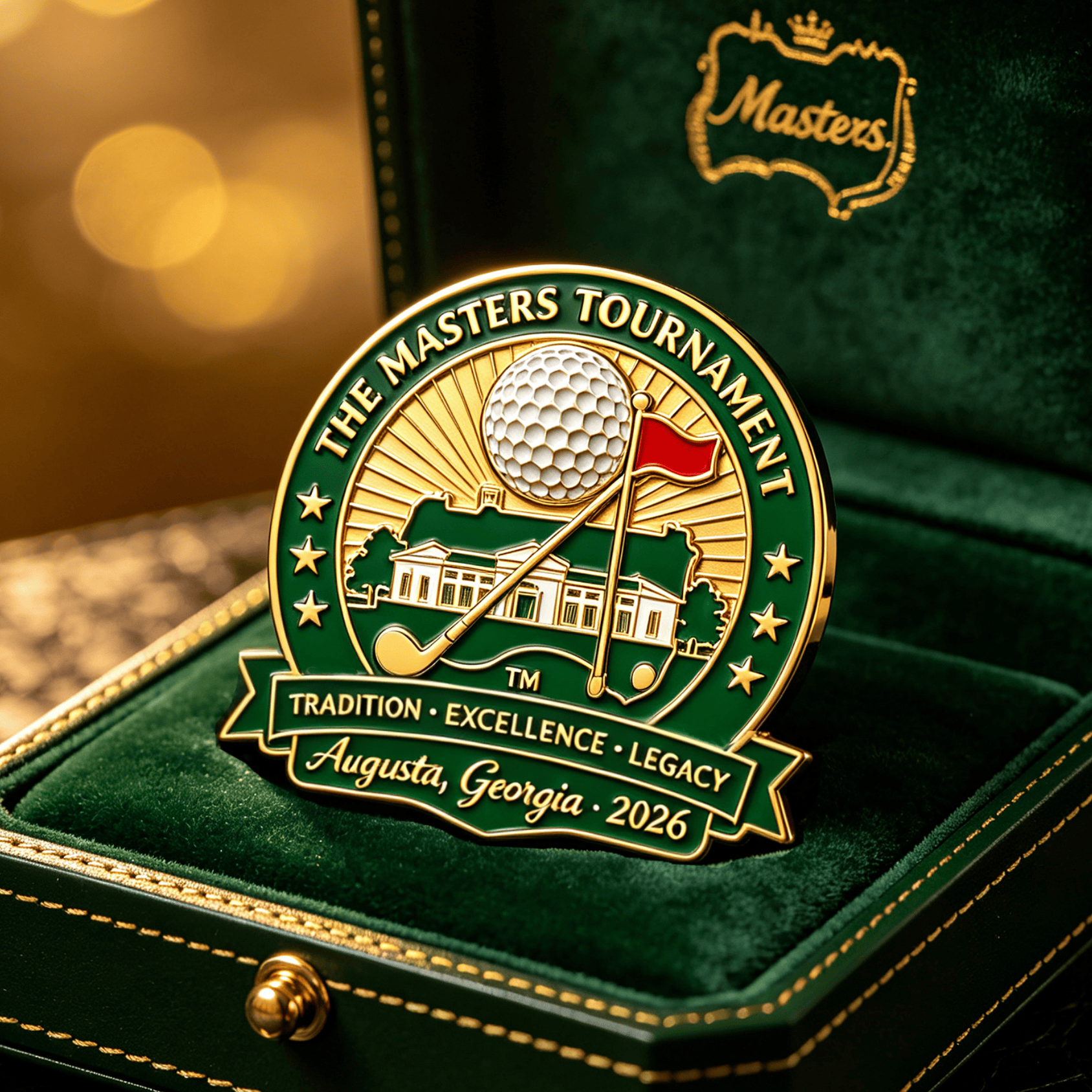 🏆2026 Masters Tournament Augusta Commemorative Badge – Limited Edition!