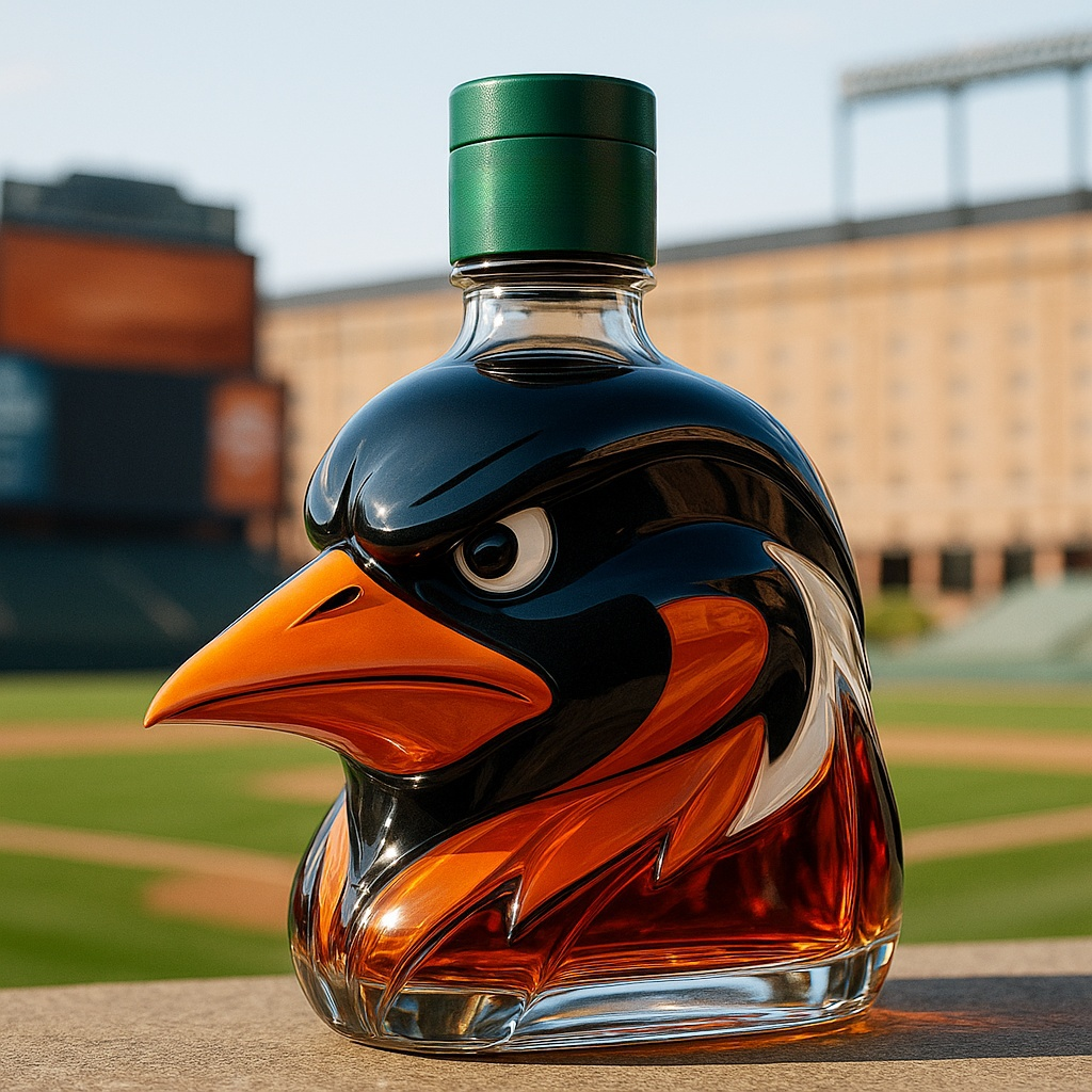 Baltimore Orioles Limited Edition Whiskey Bottle