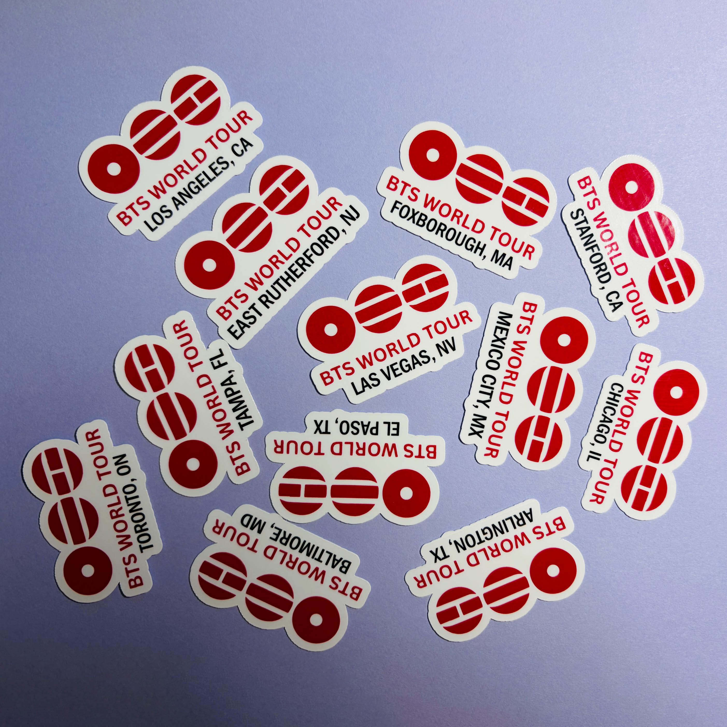 BTS Arirang World Tour 2026 Stickers