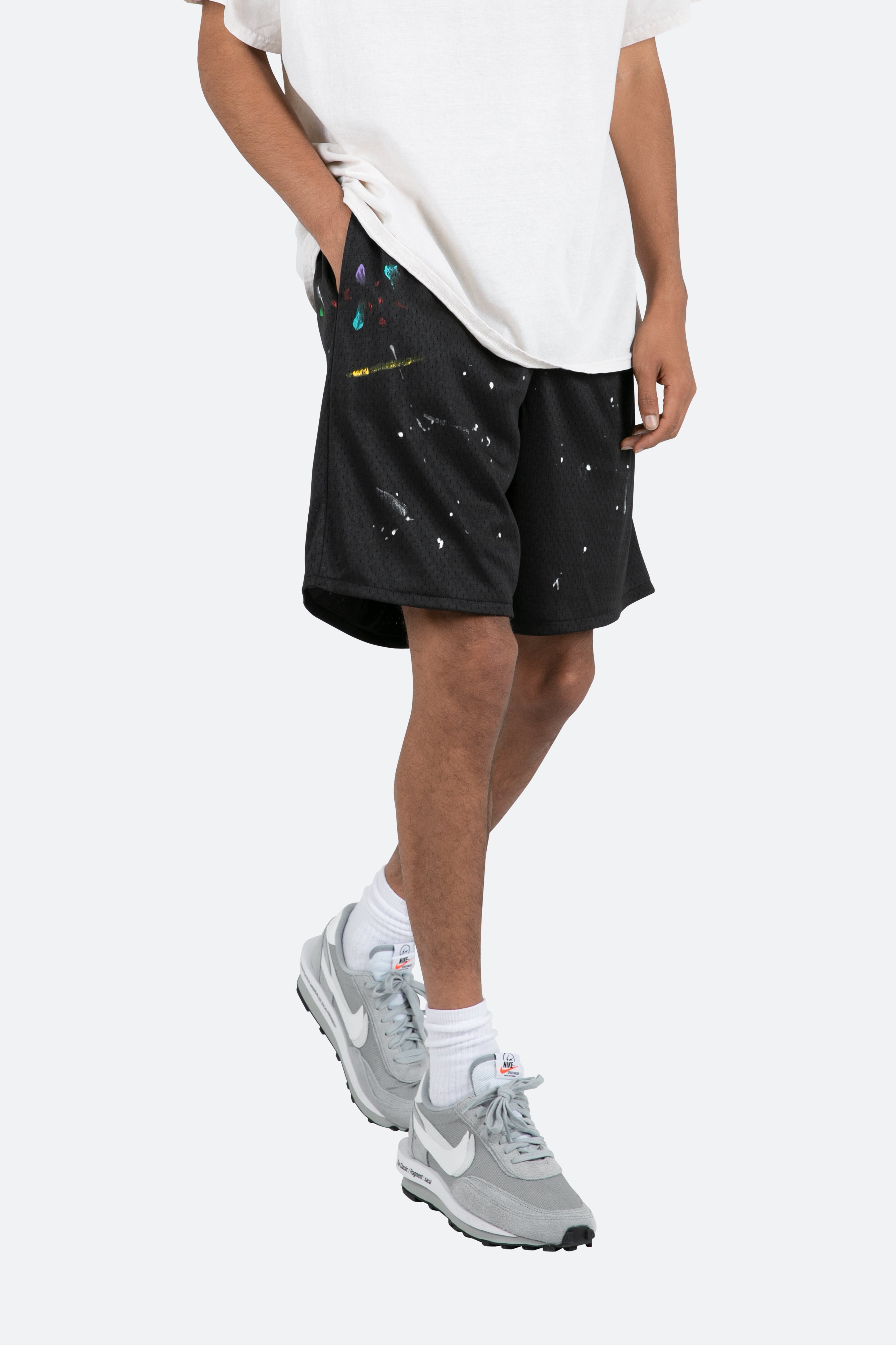 Painter Mesh Shorts - Black
