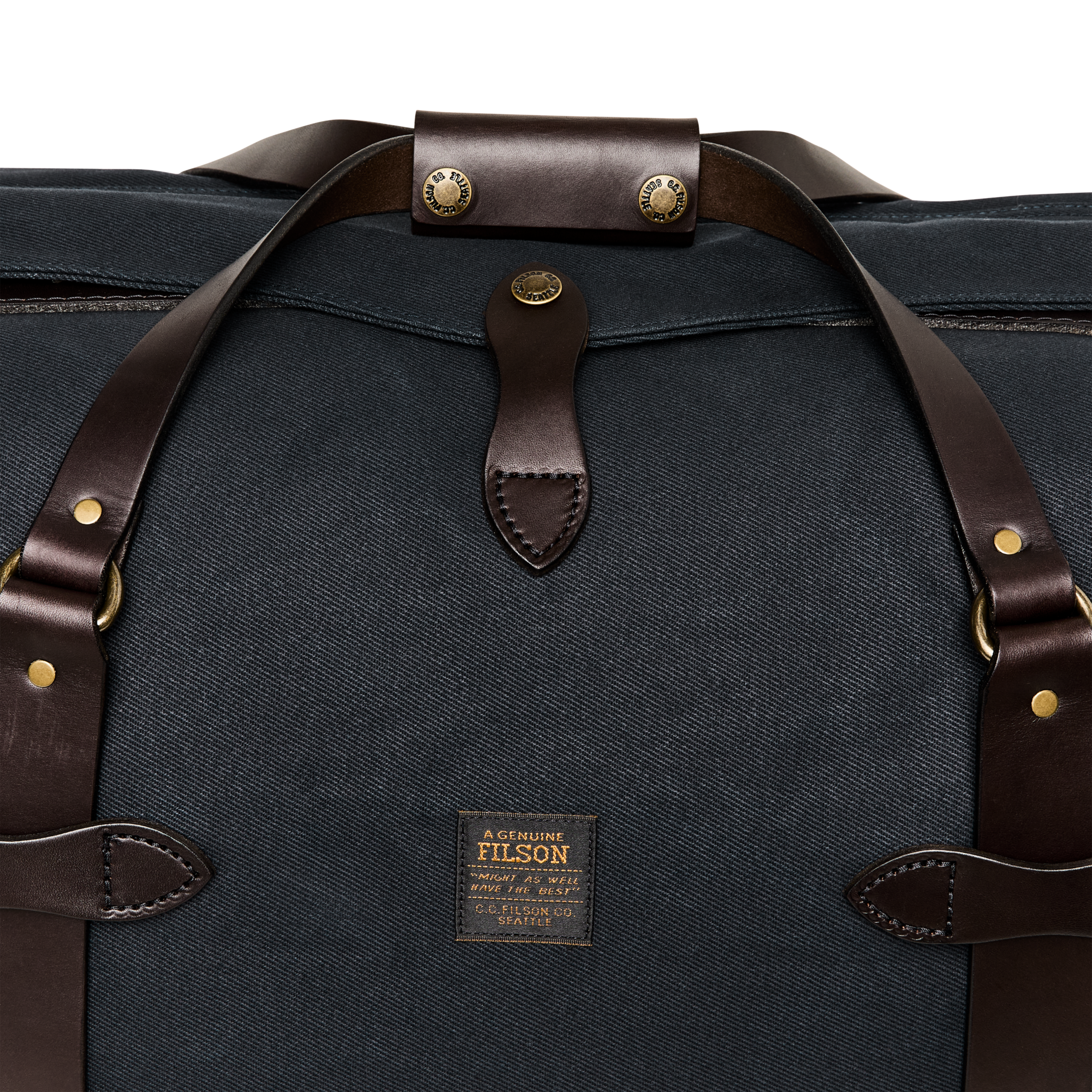 Medium Rugged Twill Duffle Bag - Navy