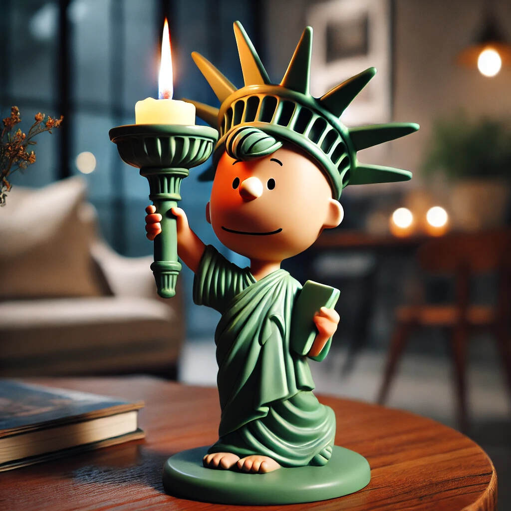 SNPY × Statue of Liberty candlestick