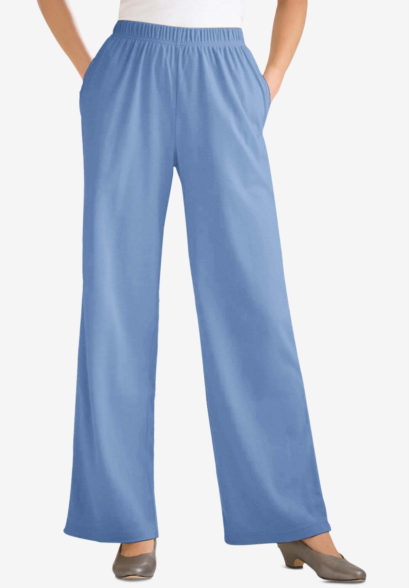 7-Day Knit Wide-Leg Pant