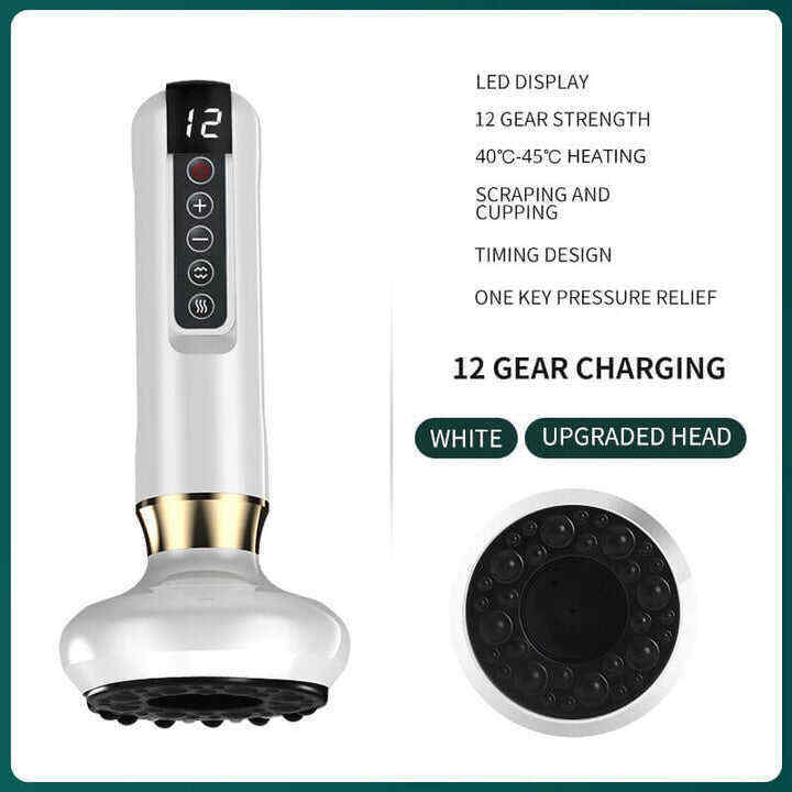 12 Level Electric Cupping Massager | Anti-Cellulite Vacuum Suction Cup