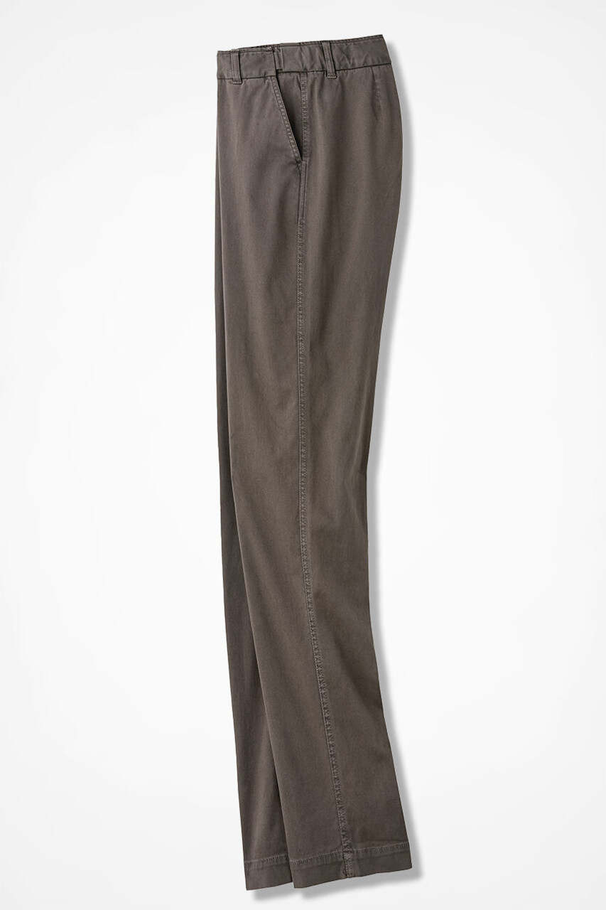Hidden Stretch-Waist Chinos