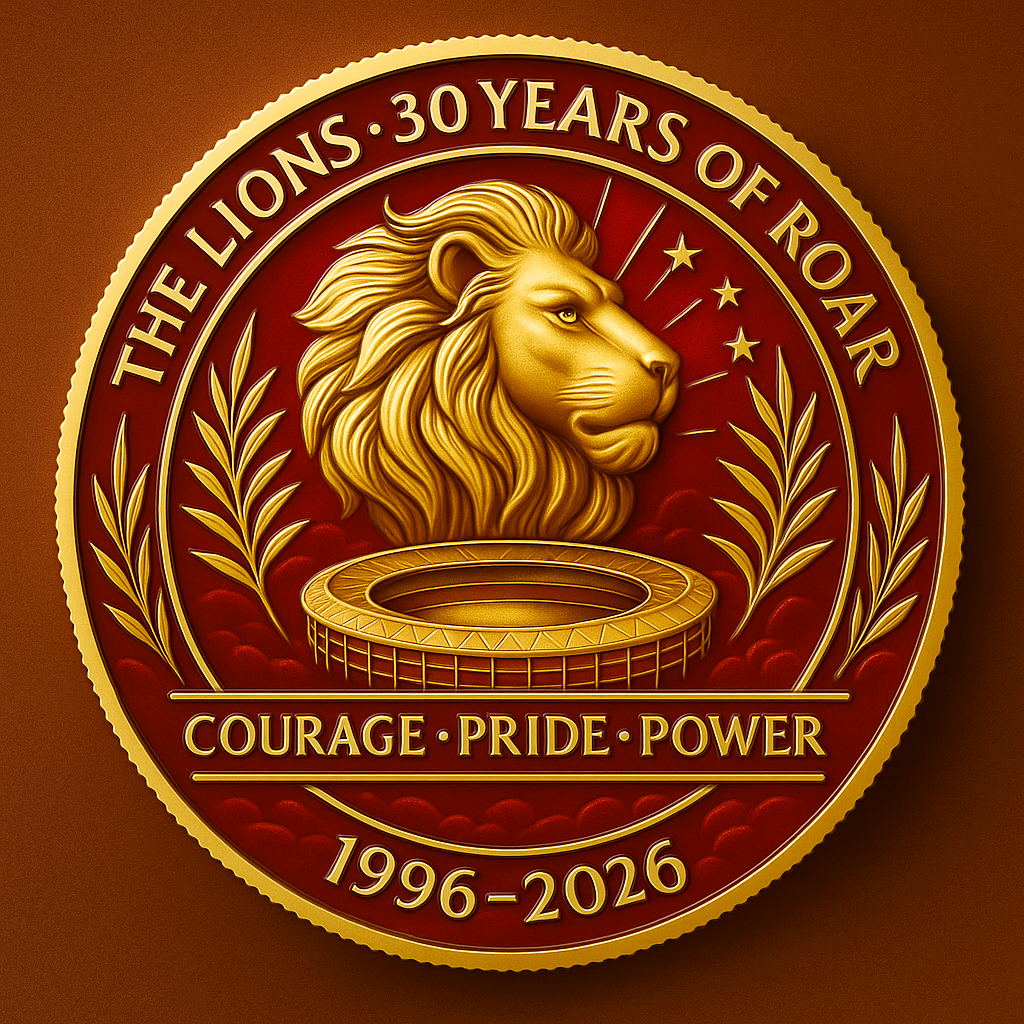 The Lions 30th Anniversary Commemorative Coin