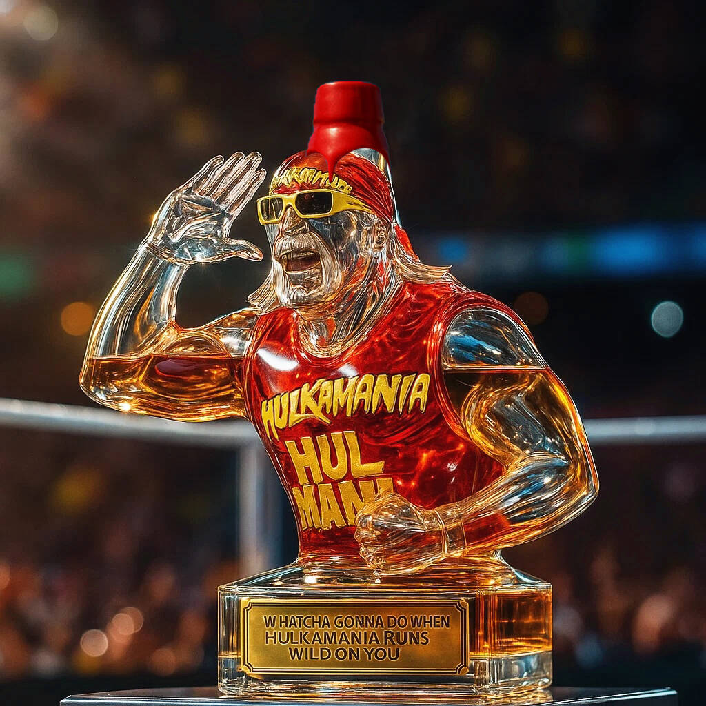 Hulk Hogan Memorial Whiskey Bottle