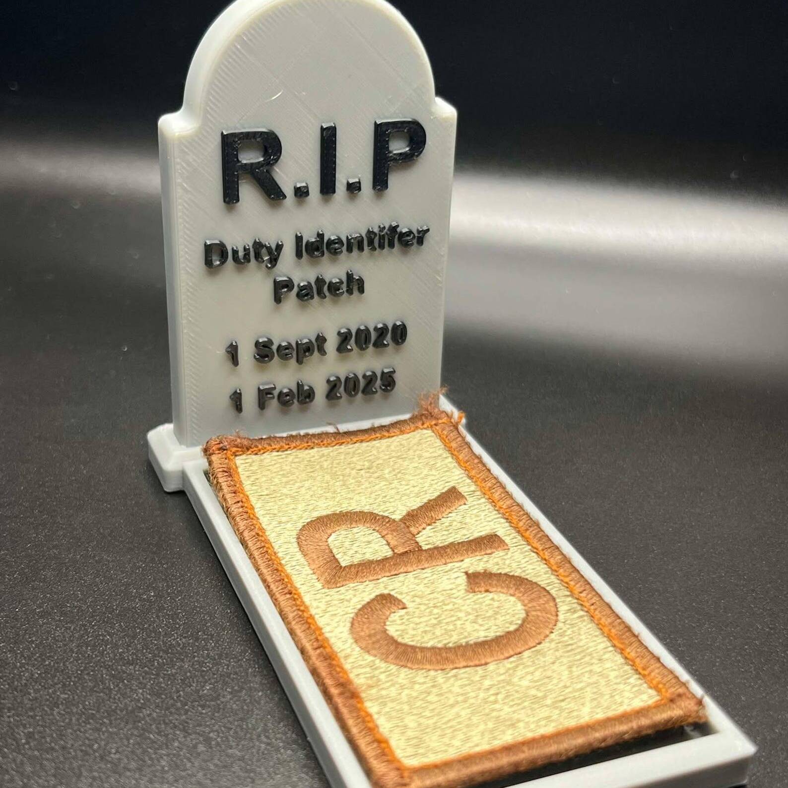 Funny USAF Duty Identifier Tombstone