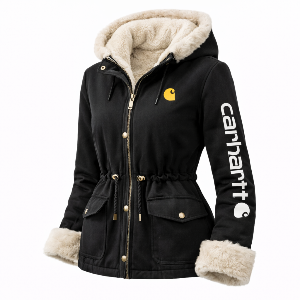 Women's Hooded Sherpa Lined Jacket