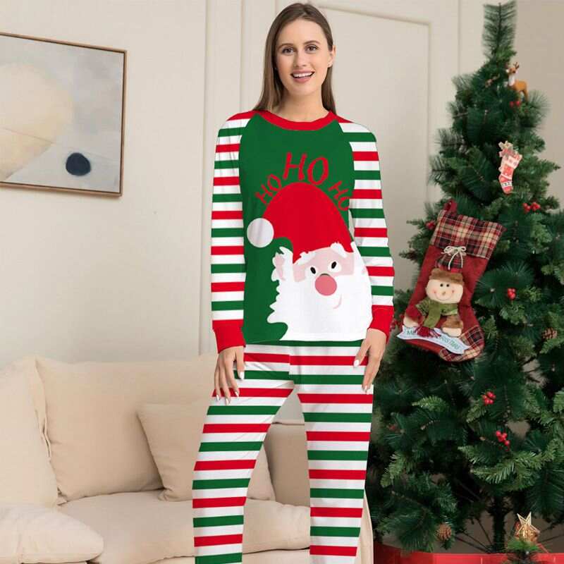 Matching Family Santa Christmas Pjs Pajamas Sets