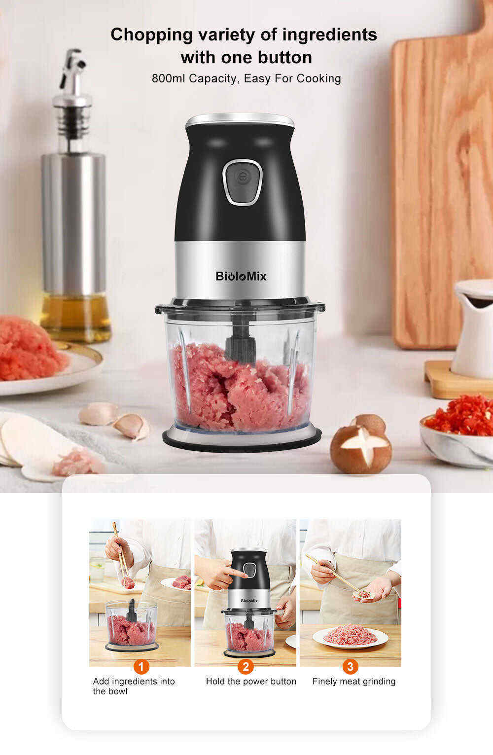 BPA FREE 500W Portable Personal Blender Mixer